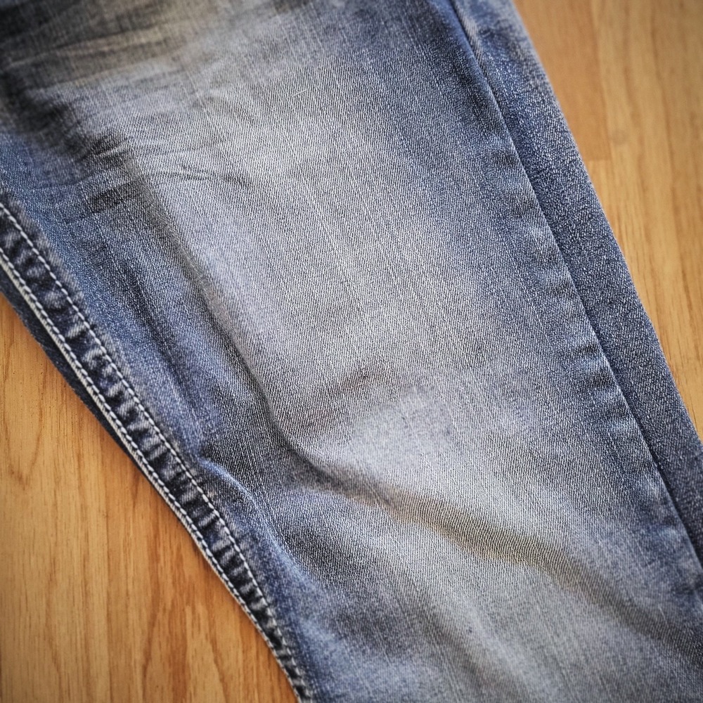 Request Jeans Mens Pants Blue Faded Wash‎ Denim Straight Five Pocket 38x30 - Picture 6 of 7